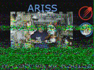 SSTV picture from ISS, received in Robot 36